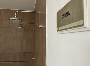 Steam room Hotel Promenade Itaguaí