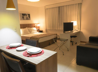 Suite Junior Casal do Hotel Soho Campos