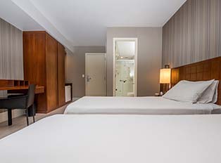 Quarto Luxo Solteiro Hotel Promenade Palladium