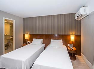 Quarto Luxo Solteiro Hotel Promenade Palladium